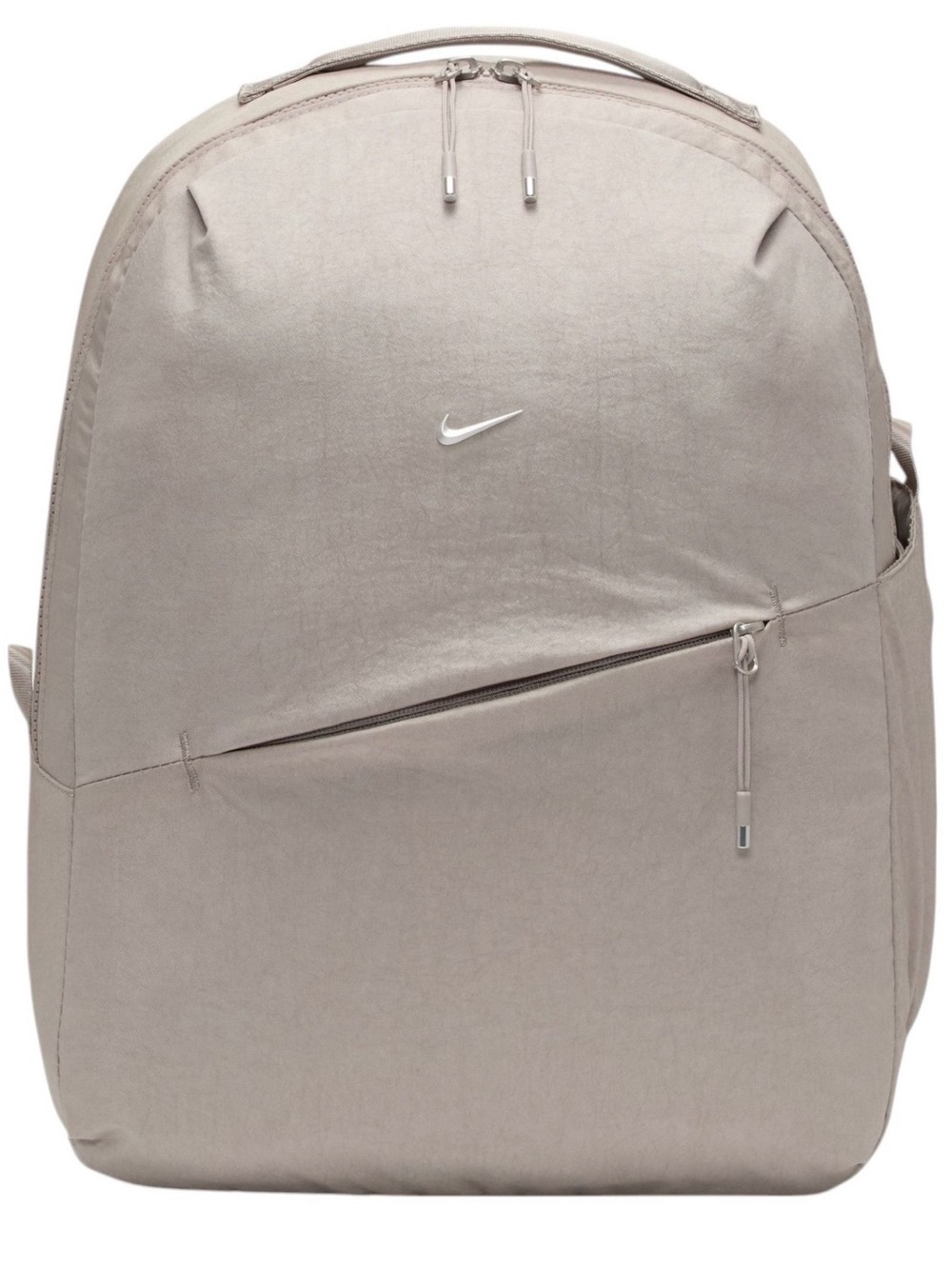 Nike Women's Taupe Backpack with Silver Swoosh